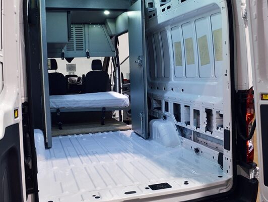 Bolt_Custom_Trucks_Expo_Booth_17_Ford_Transit_Van_Cargo_bed_sleeper_0252